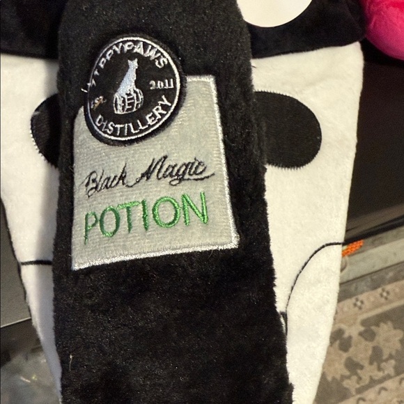 Halloween Skull, pumpkin with Witch Hat Plush and crunch bottle dog toys nwt - Picture 2 of 7